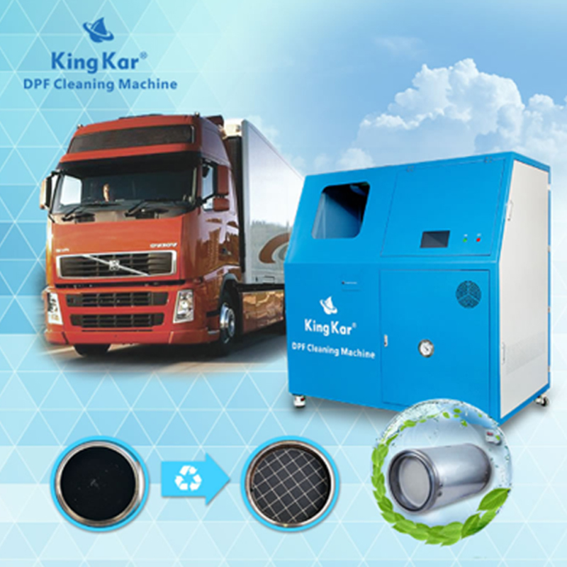 Máquina de limpieza industrial DPF de acero inoxidable para automóviles